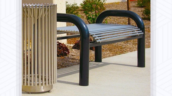 Commercial Outdoor Benches Metal Park and Picnic Benches